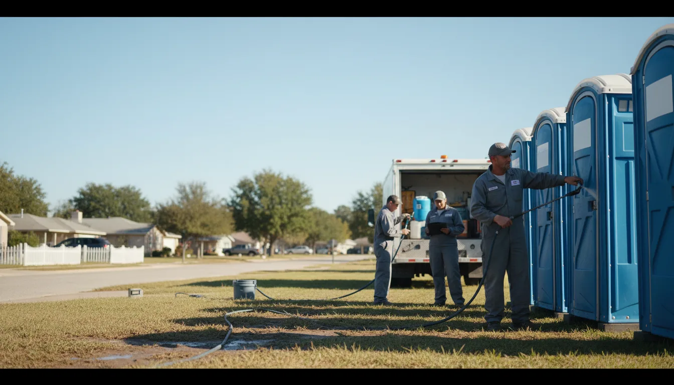 Long-Term Portable Toilet Rental in Groesbeck, TX near me